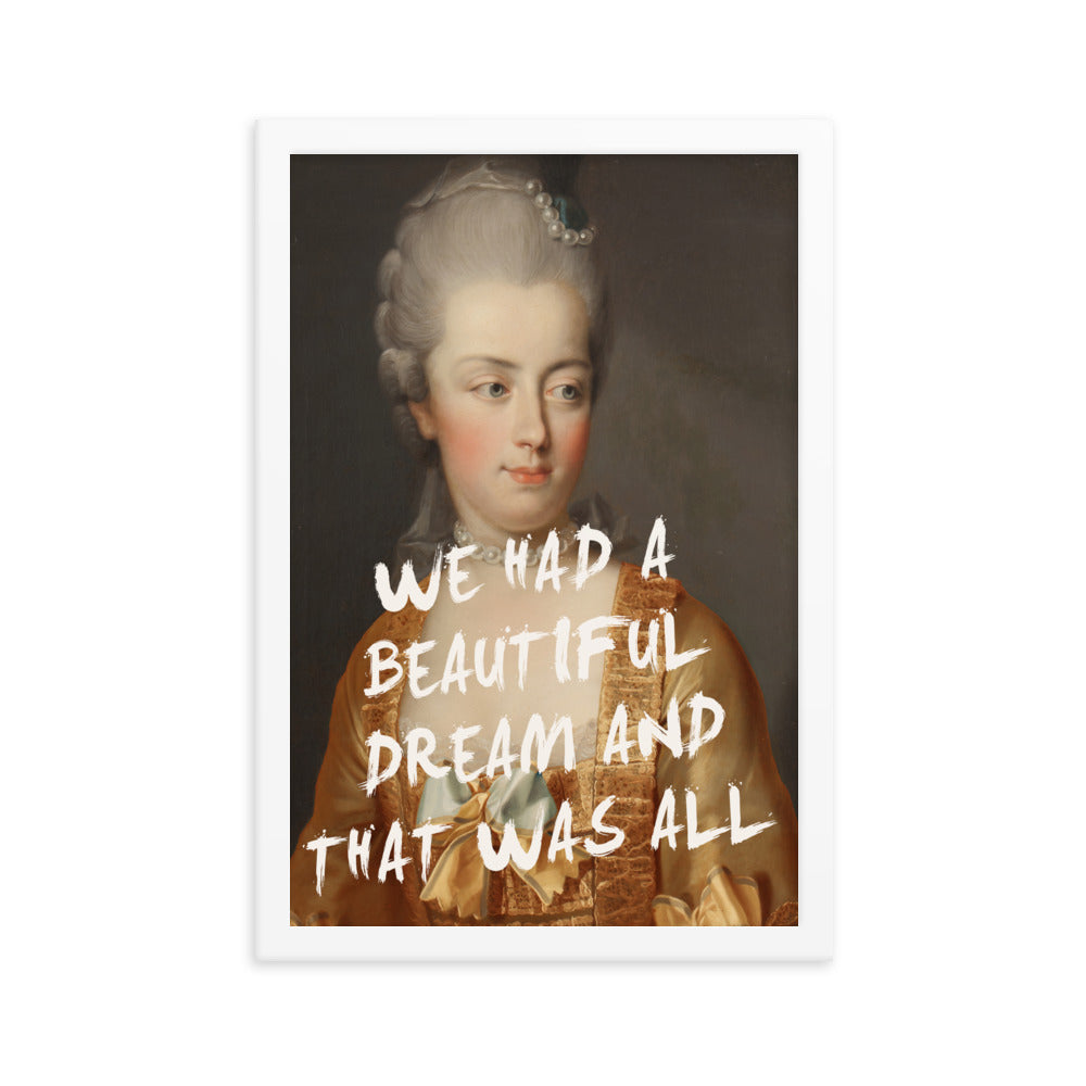 Marie Antoinette Quote Altered Art Poster