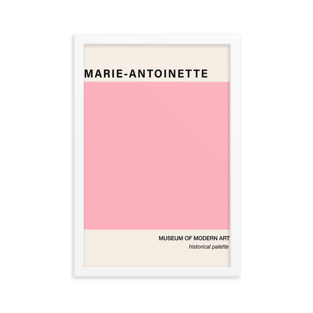 Minimalist Marie Antoinette Poster