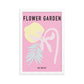 Pastel Flower Garden Wall Poster