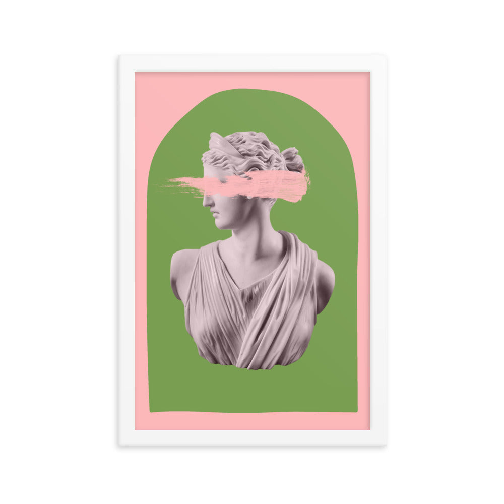 Pink and Sage Artemis Wall Poster