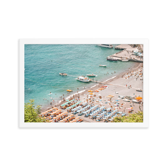 Positano Beach Photographic Poster