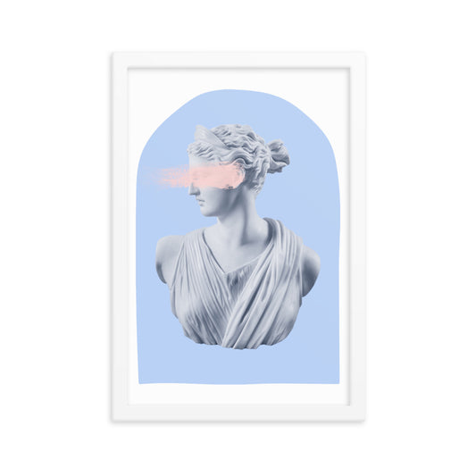 Powder Blue Artemis Wall Poster Print