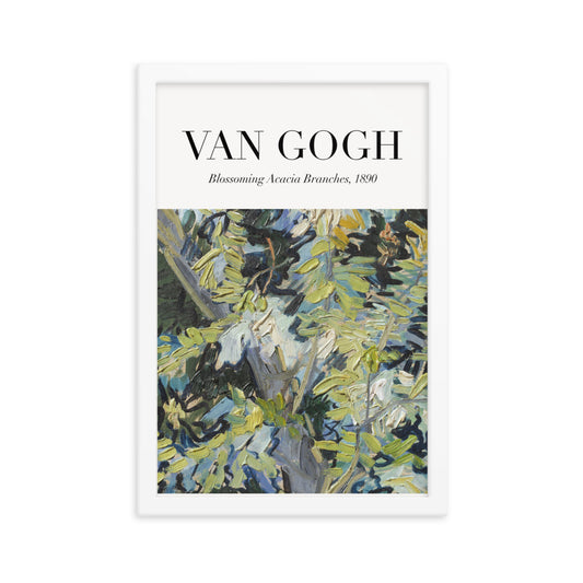 Van Gogh Poster Wall Print - Green and Blue