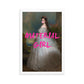Pink Material Girl Altered Art Poster