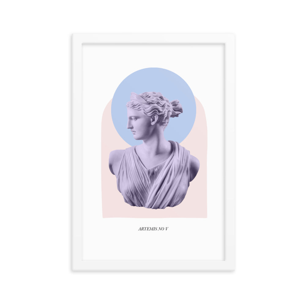 Digital Lavender Grecian Poster
