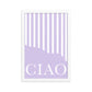 Digital Lavender Ciao Poster