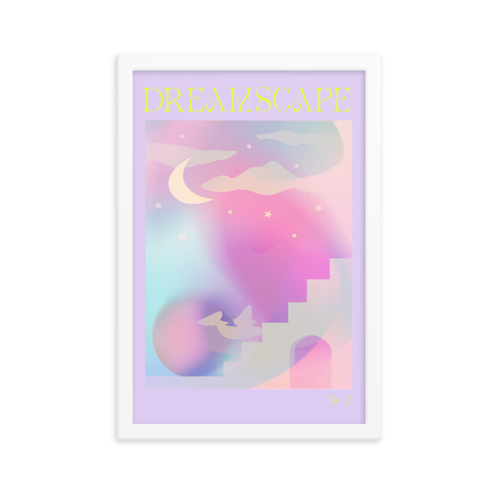 Purple Dreamscape Art Poster