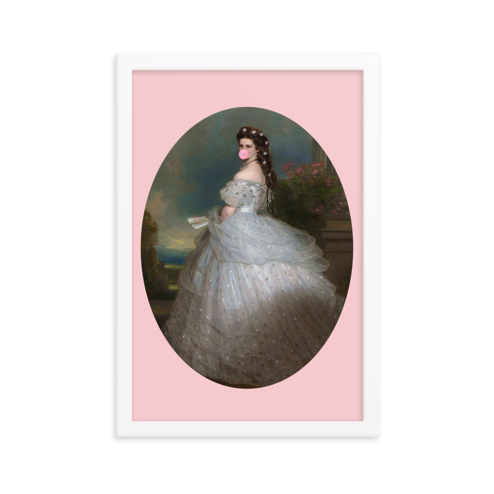Empress Elisabeth Sisi Bubble-Gum Poster