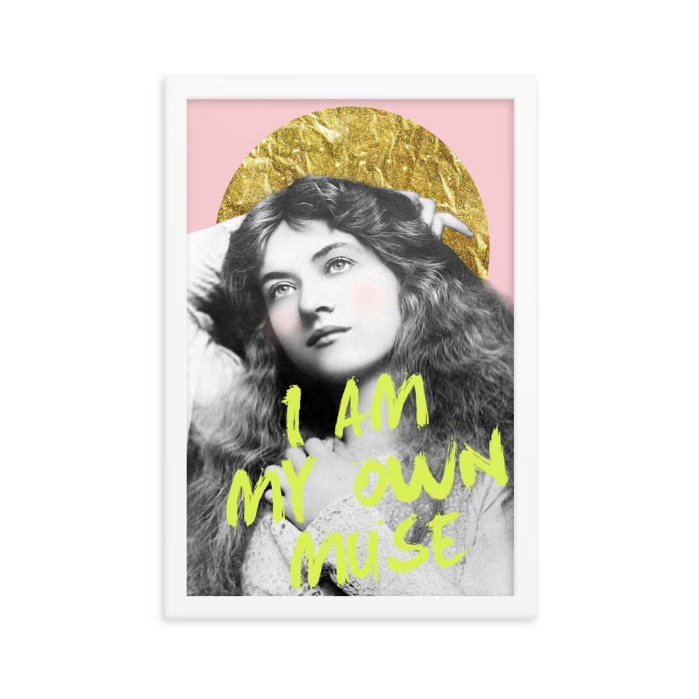 Vintage I Am My Own Muse Poster