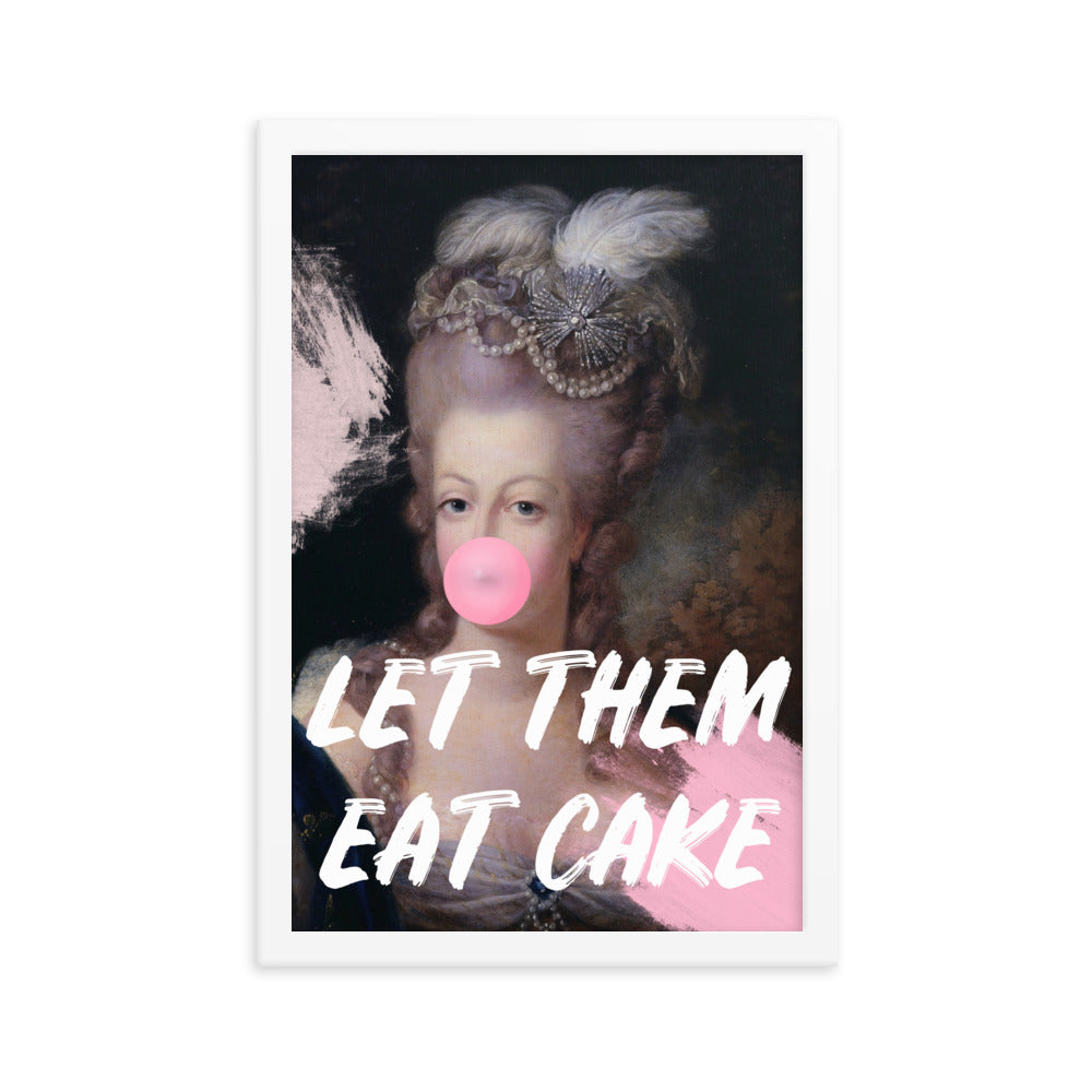 Bubble-Gum Marie-Antoinette Let Them Eat Cake Print