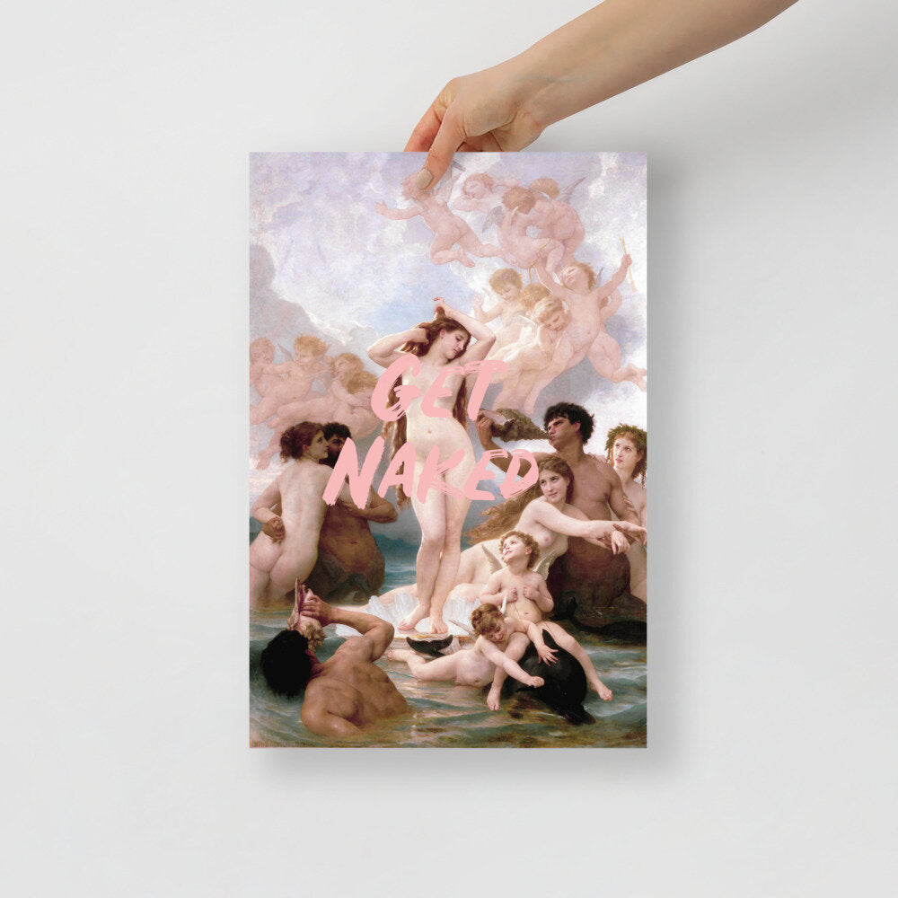 Get Naked Venus Wall Poster