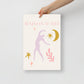 Pastel Abstract Dancer Poster