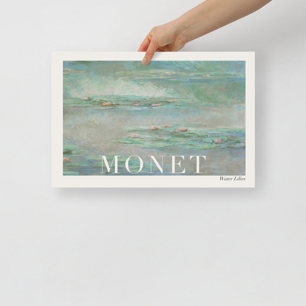 Monet Water Lilies Poster