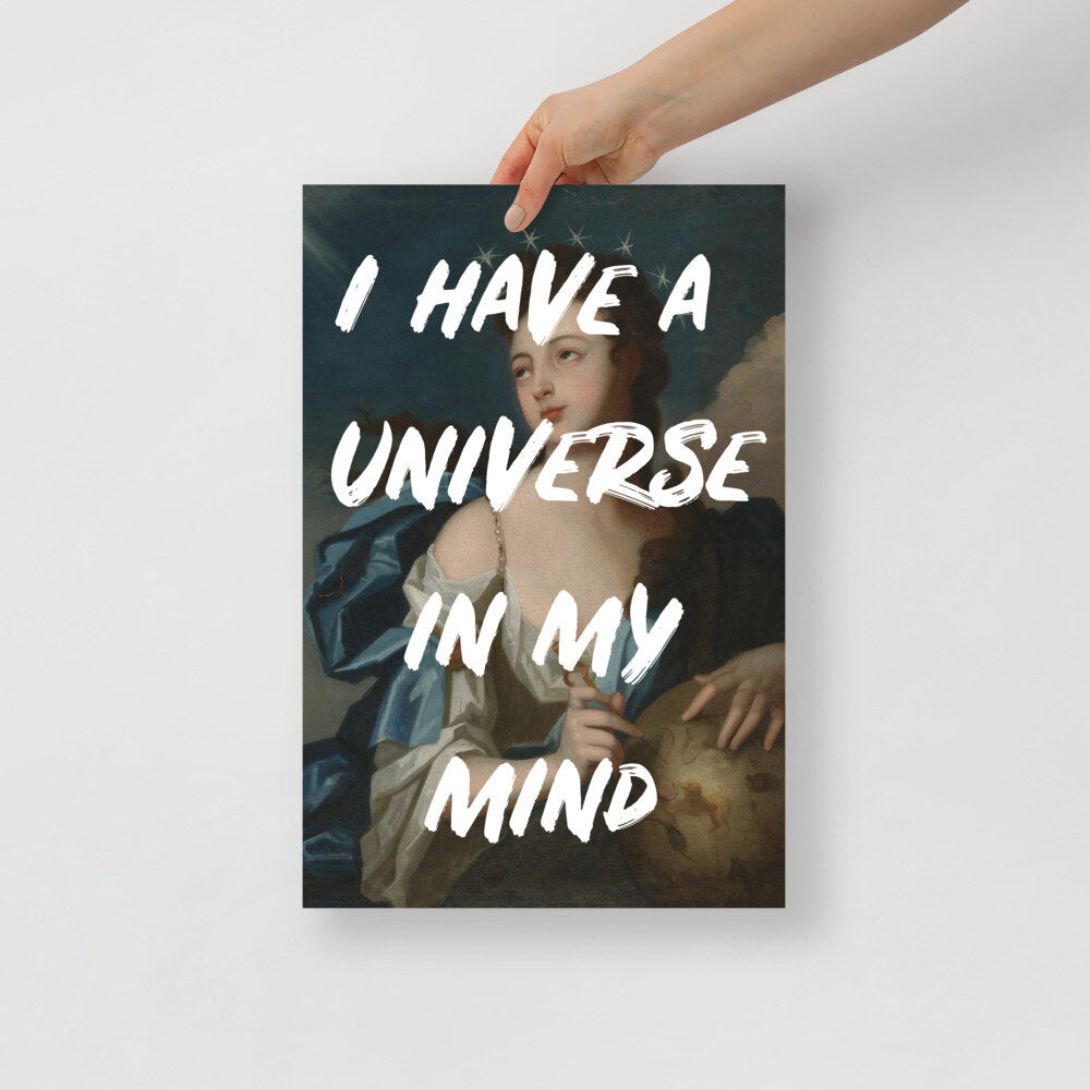 Universe In My Mind Urania Poster