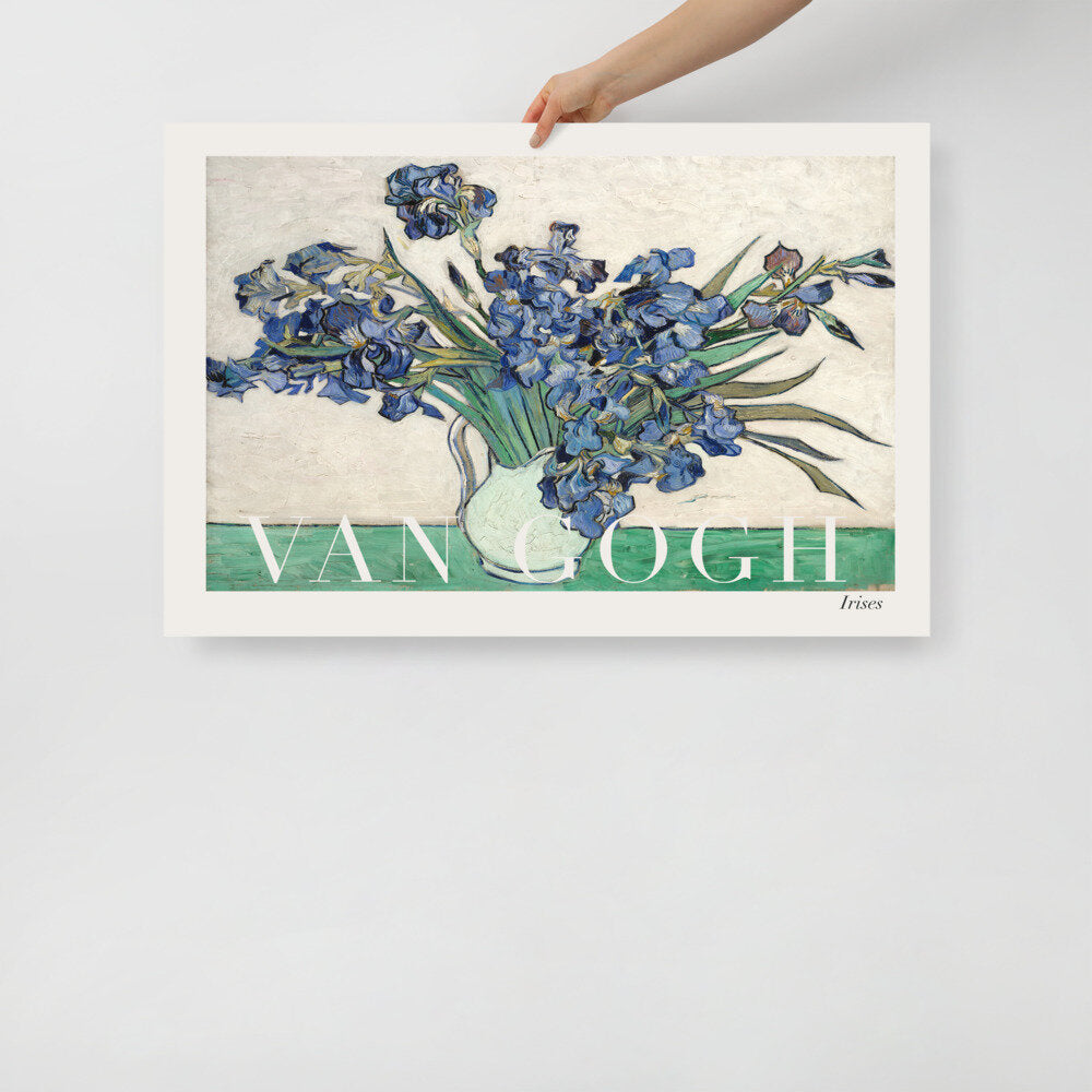 Van Gogh Irises Poster - Horizontal