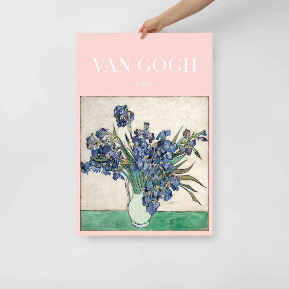 Van Gogh Pink Wall Poster