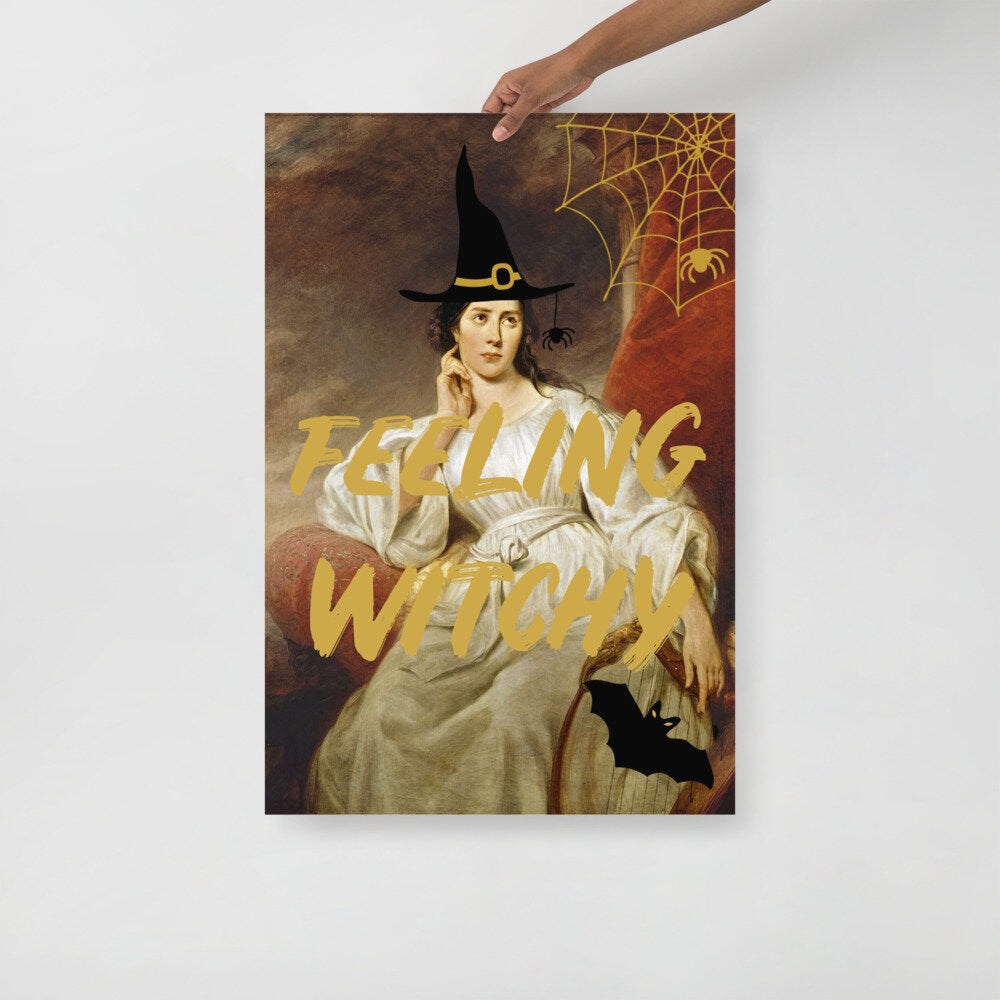 Feeling Witchy Halloween Poster