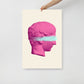 Ancient Man in Pink Poster