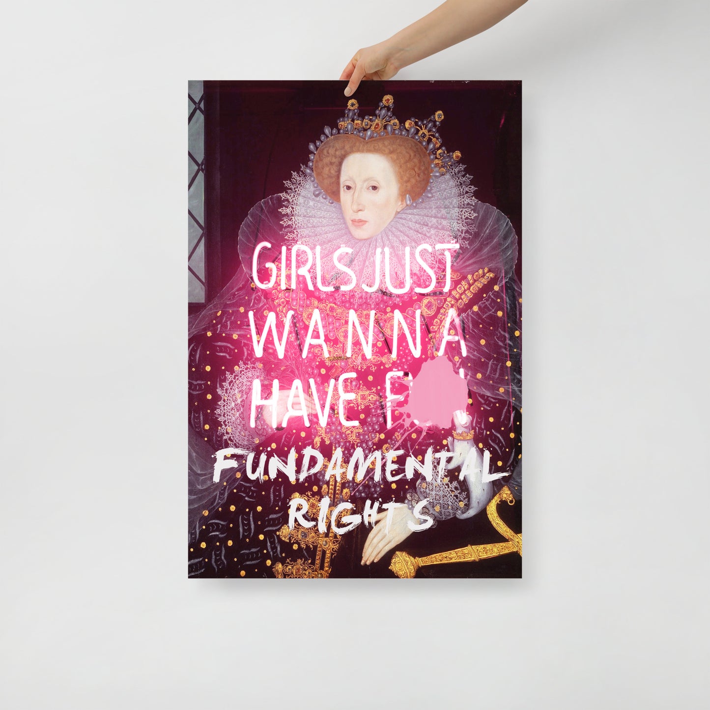 Feminist Altered Art Poster