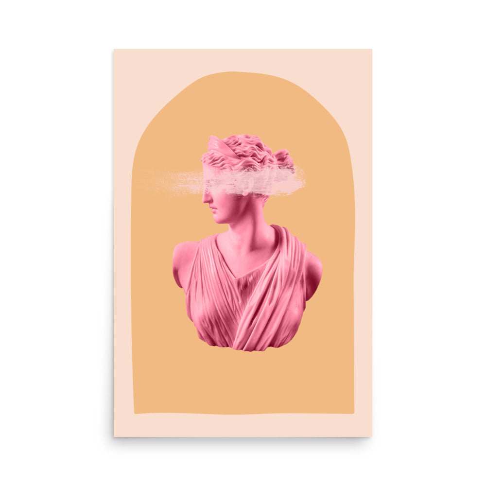 Artemis Pink and Orange Poster