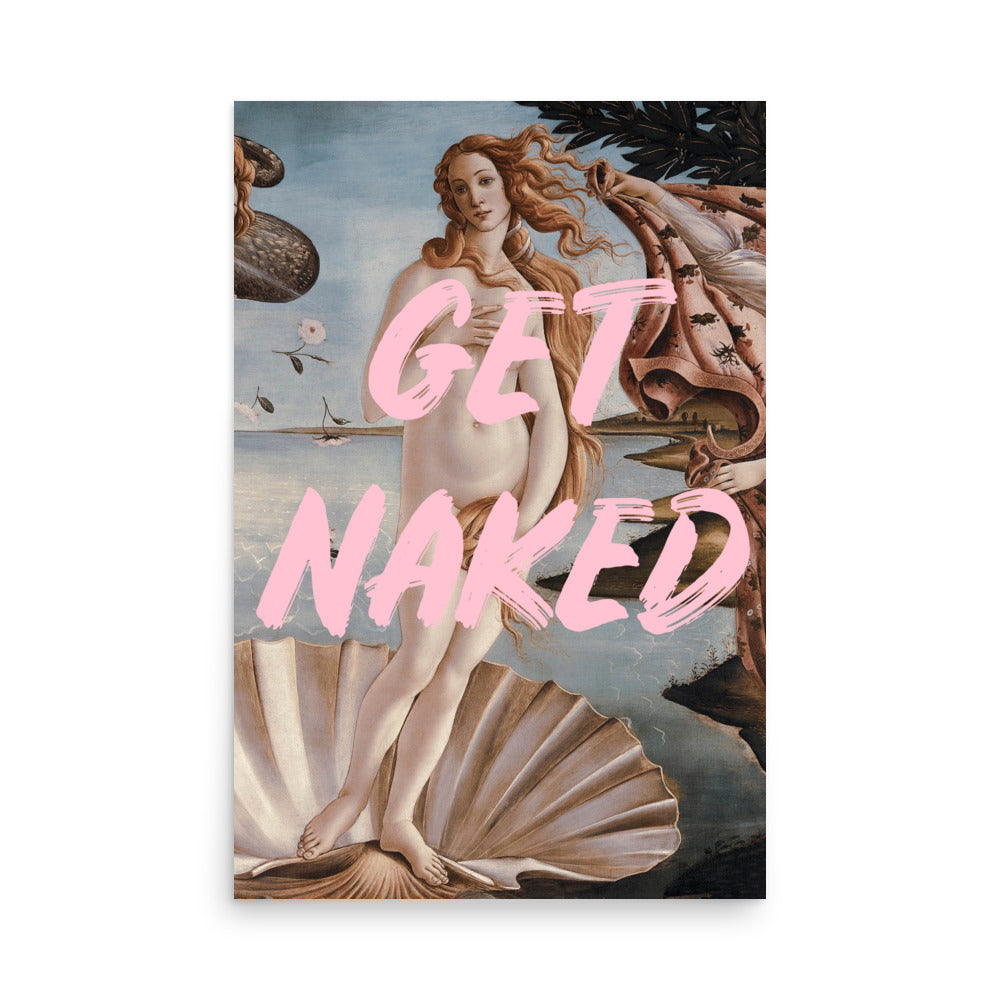 Pink Venus Get Naked Poster