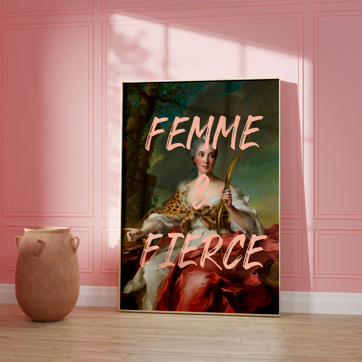 Femme and Fierce Altered Art Wall Poster