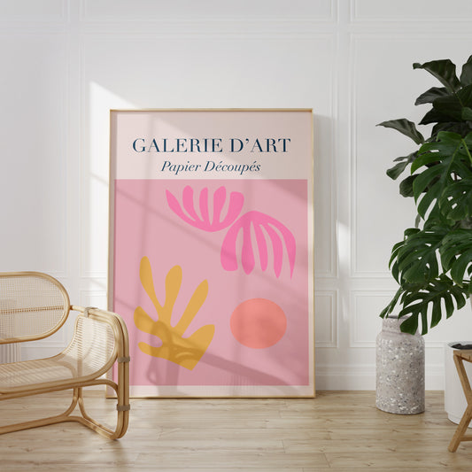 Modern Abstract Exhibition Style Wall Poster Print