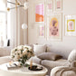 Pink and Beige Gallery Wall Set of Prints
