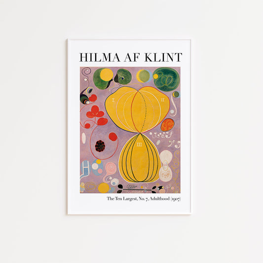 Hilma AF Klint Abstract Wall Art Poster