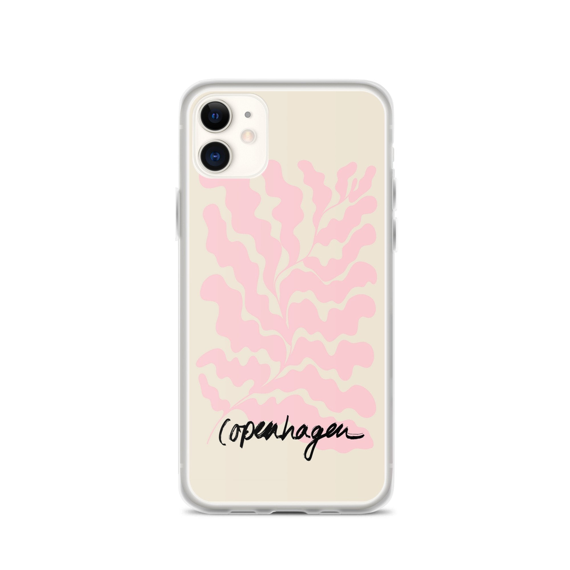 Pink and Beige Copenhagen iPhone Case