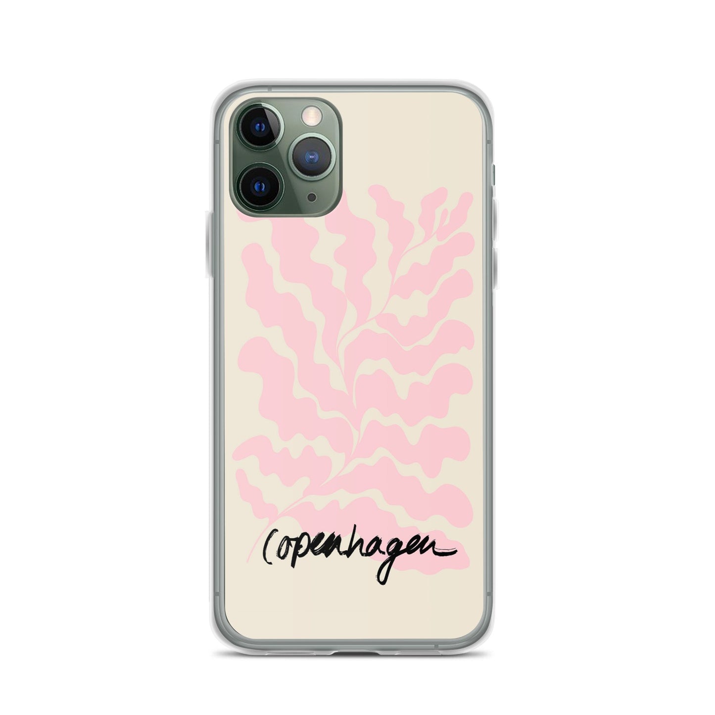 Pink and Beige Copenhagen iPhone Case