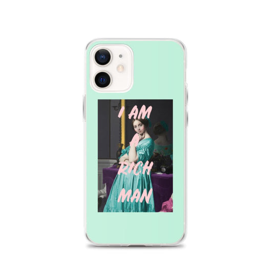 I Am A Rich Man iPhone Case