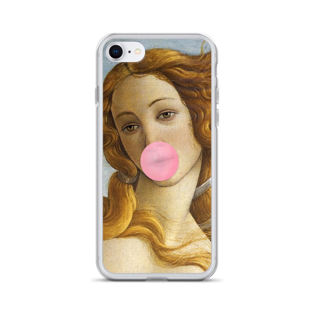 Venus Blowing Bubble-Gum iPhone Case