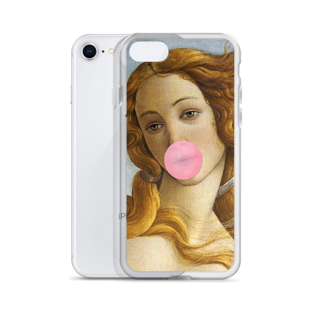 Venus Blowing Bubble-Gum iPhone Case