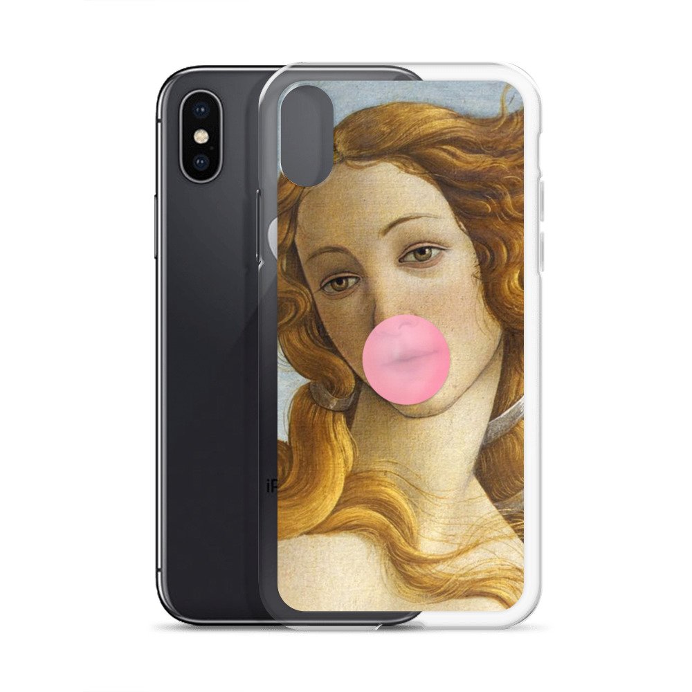Venus Blowing Bubble-Gum iPhone Case