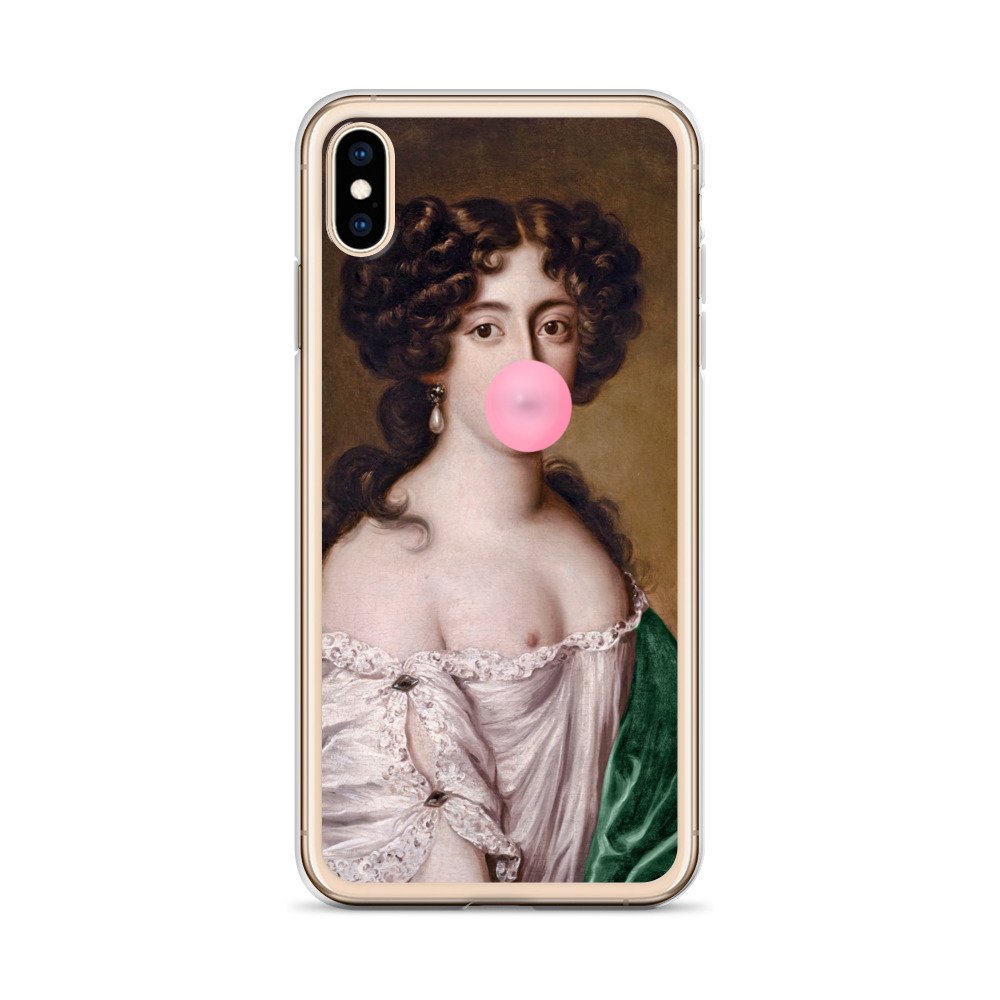 Bubble-Gum Portrait iPhone Case