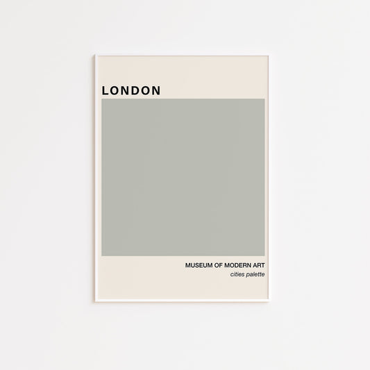Cities Colour Card Collection - London Poster
