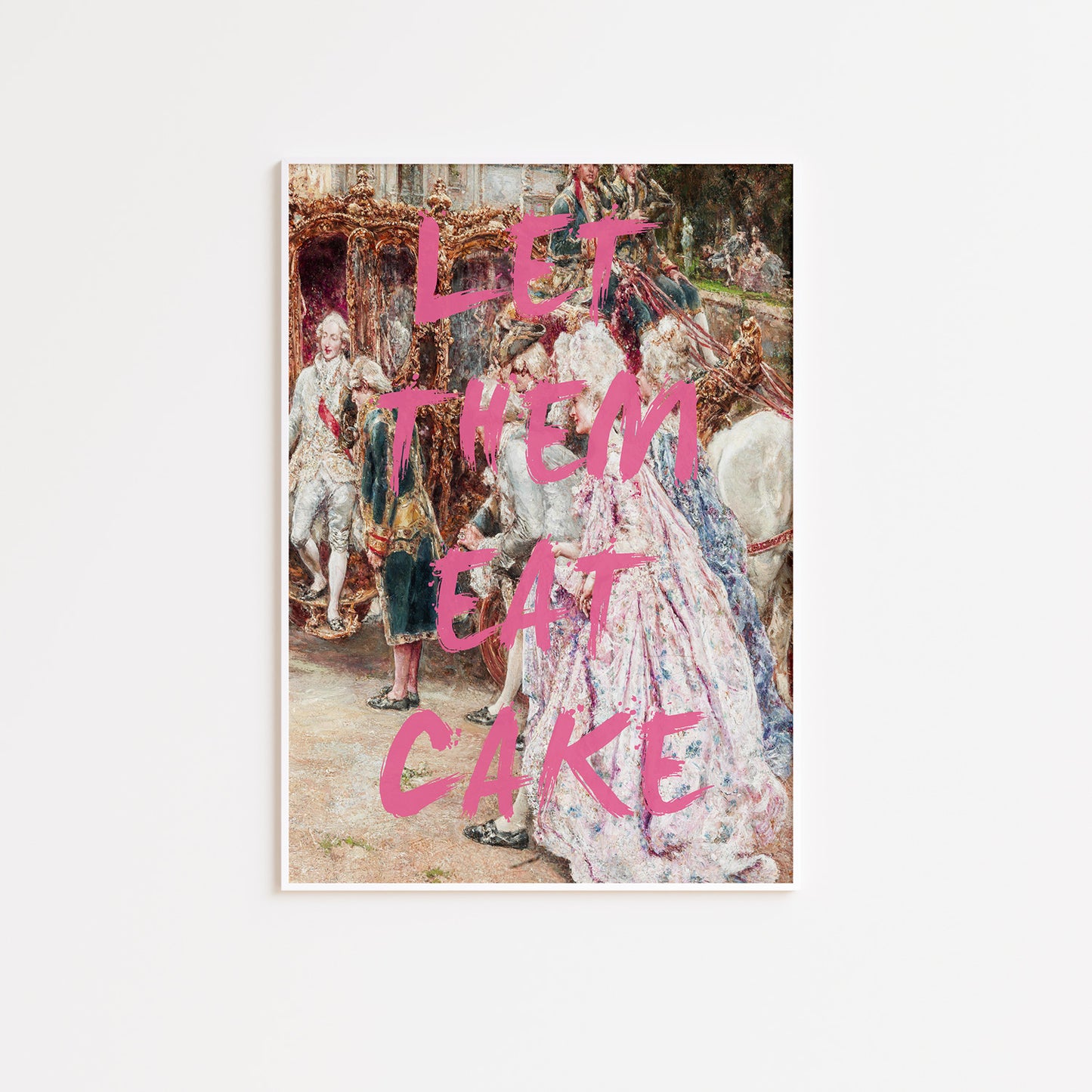 Marie-Antoinette Style Print