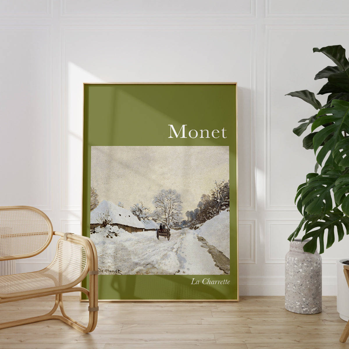 Green Monet Poster