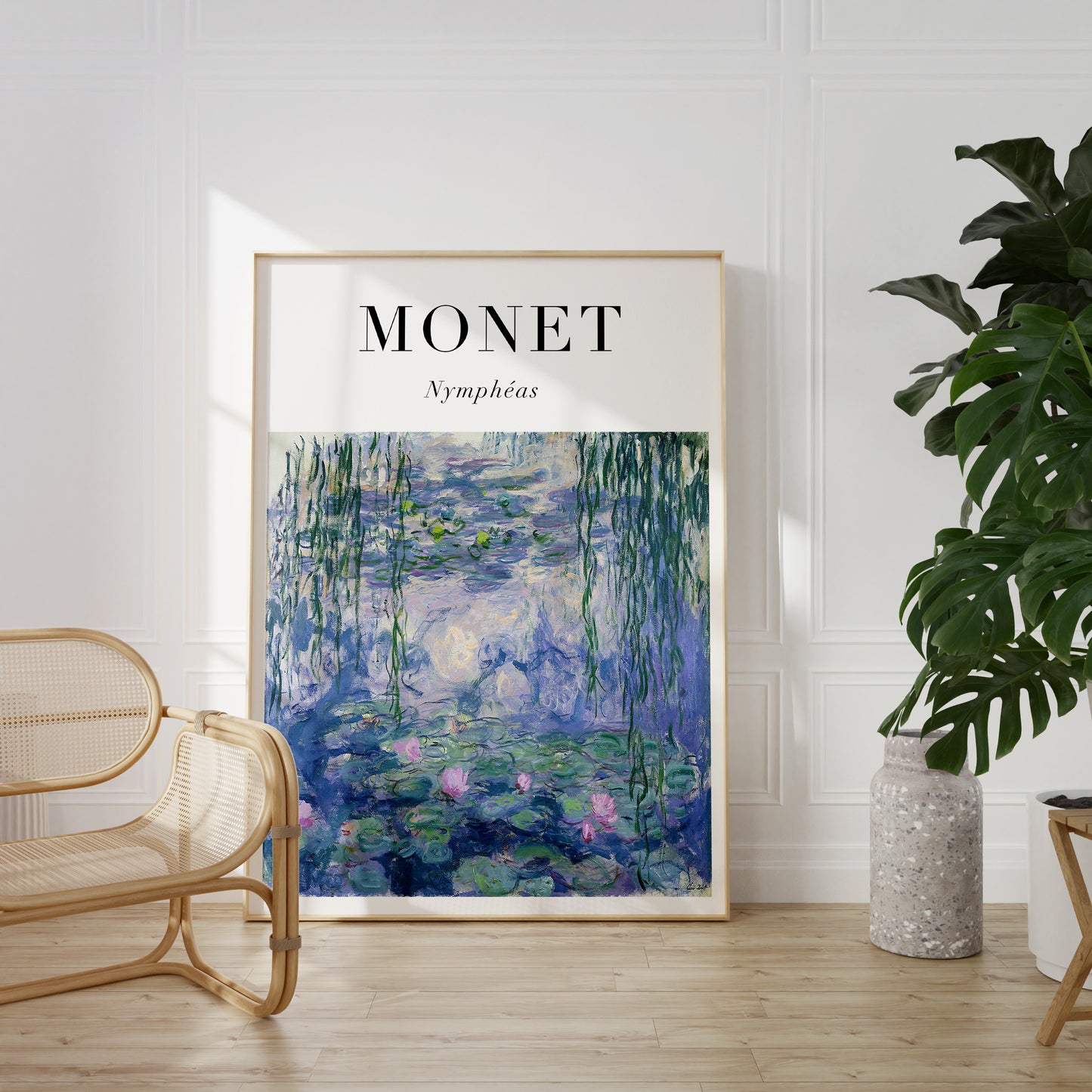 Monet Exhibition Style Poster Print