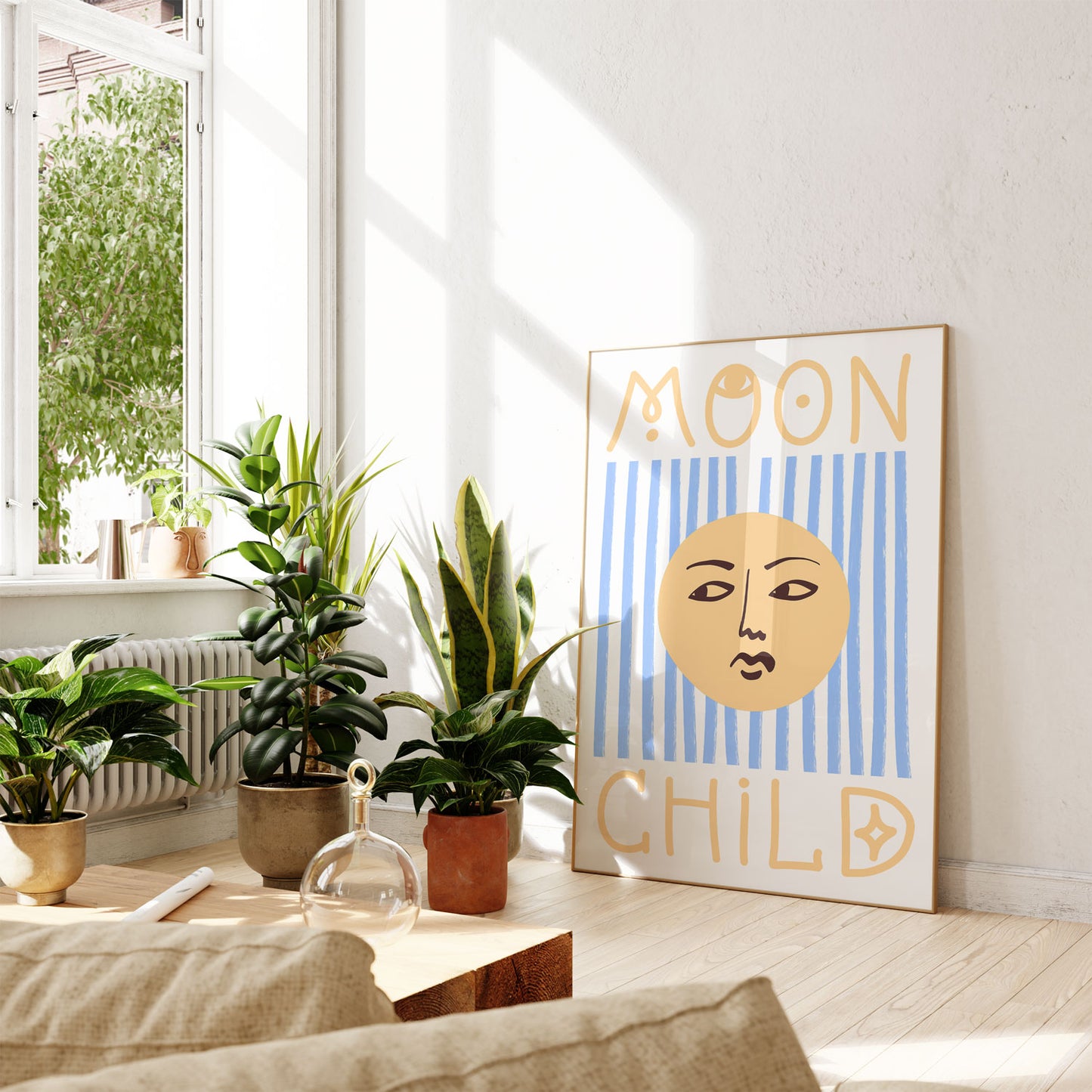 Moon Child Celestial Poster