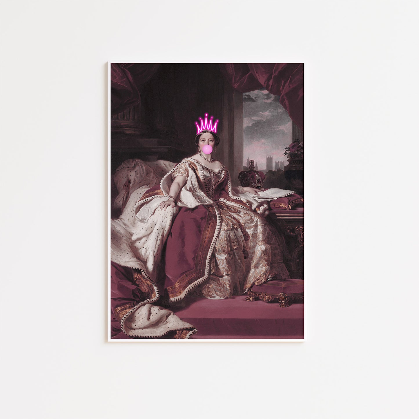 Queen Victoria Bubble-Gum Poster