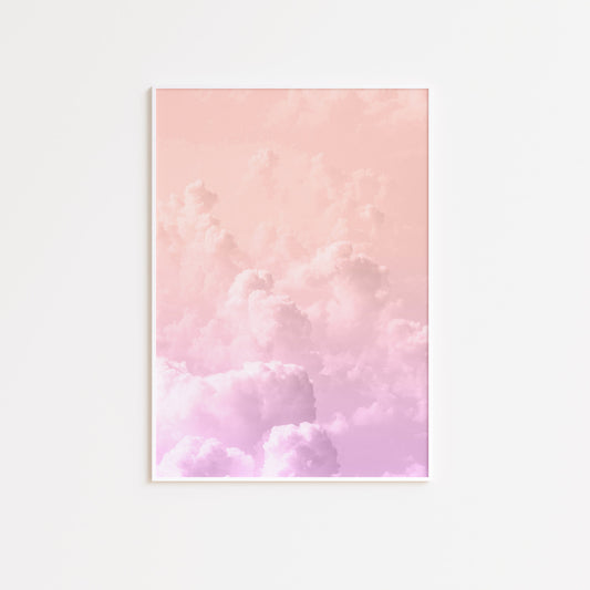 Ombre Cloud Poster