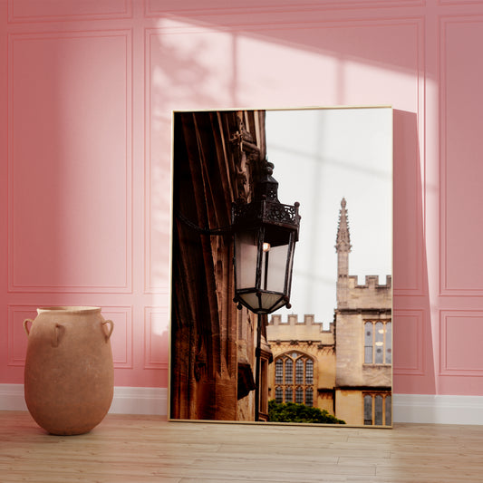 Oxford Lamp Photographic Poster