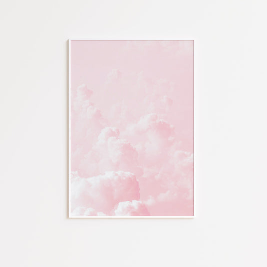 Pastel Pink Cloud Poster