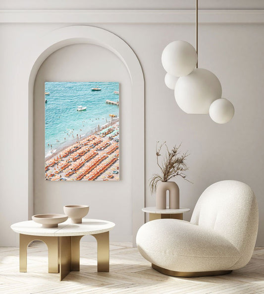 Positano Beach Canvas - Ready to hang