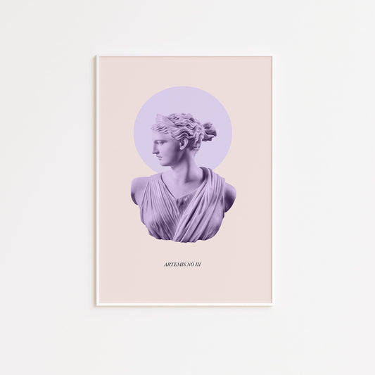 Purple Artemis Wall Poster Print