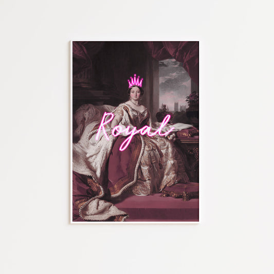 Queen Victoria Royal Poster