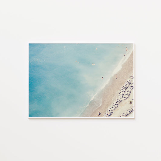 Blue Ocean Beach Poster