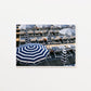 Striped Umbrellas of the Riviera Poster